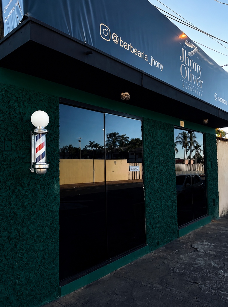 Fachada Jhony Oliver Barbearia